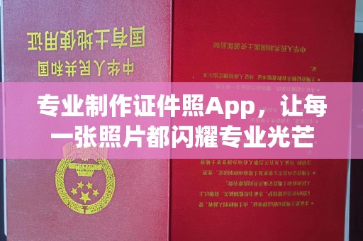 大关专业制作证件照App，让每一张照片都闪耀专业光芒