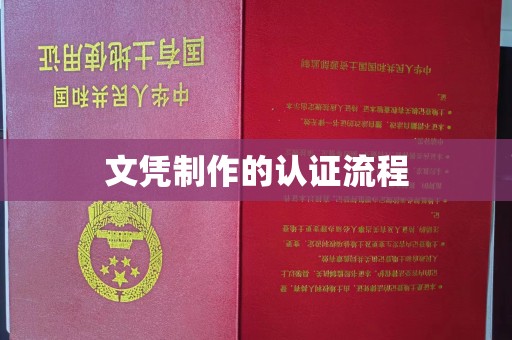 大关文凭制作的认证流程
