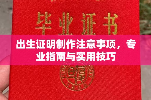 大关出生证明制作注意事项，专业指南与实用技巧