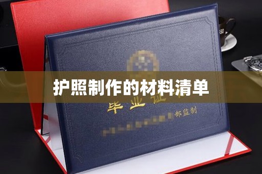 大关护照制作的材料清单