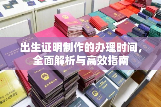 大关出生证明制作的办理时间，全面解析与高效指南